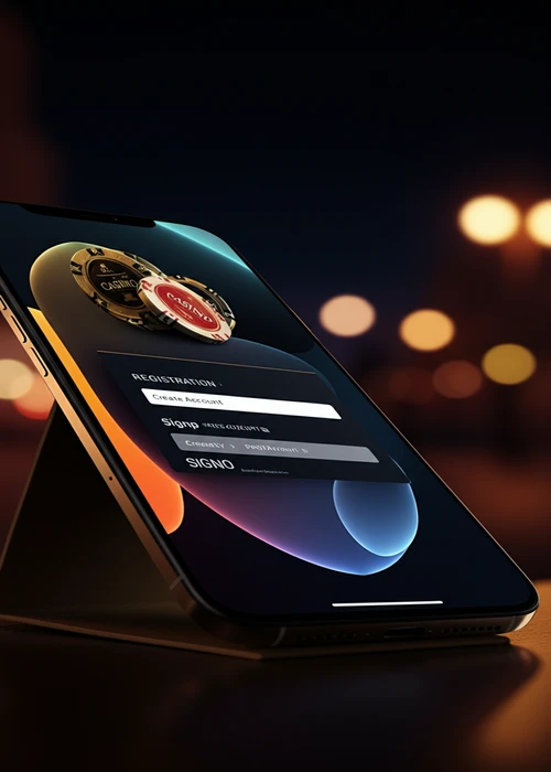 Interface utilisateur affichant le formulaire d'inscription rapide sur Play Regal Casino, avec champs de saisie et bouton de validation.